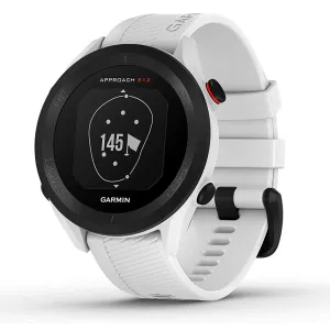 Garmin Approach S12 42k  Preloaded Courses Easy-to-Use GPS Golf White Watch - 010-02472-02