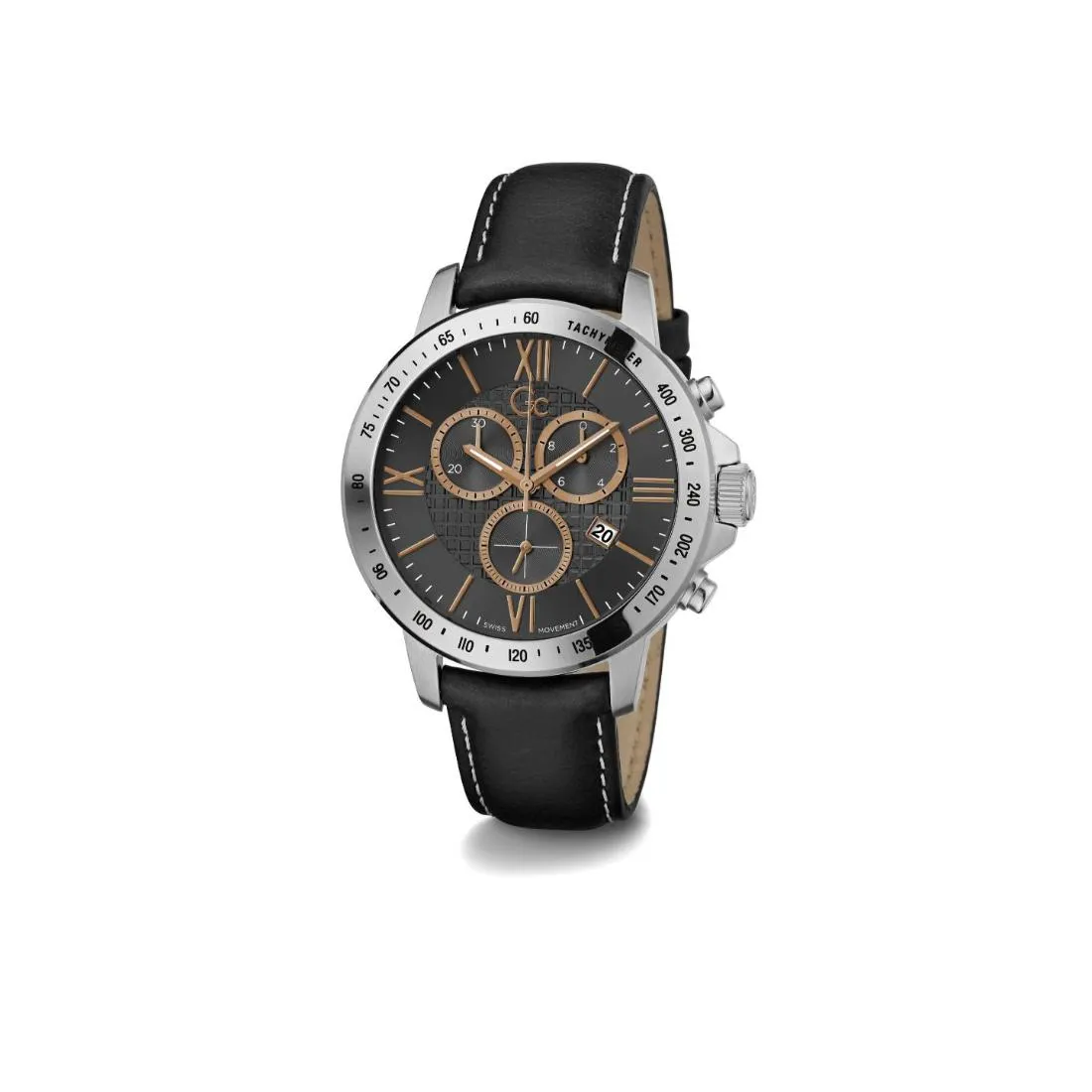GC Men Black Dial 44 mm Analog Watch- Y91001G2MF