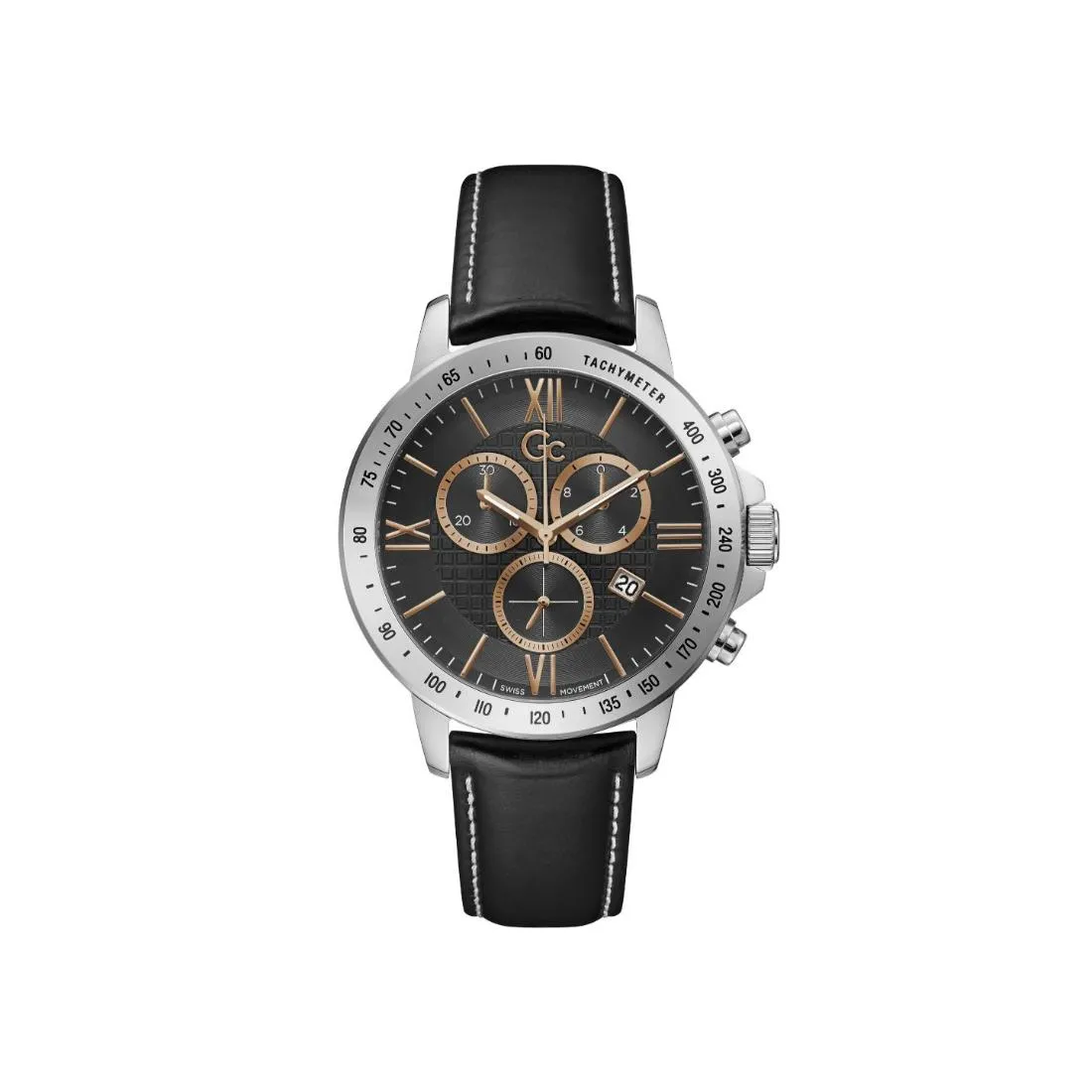 GC Men Black Dial 44 mm Analog Watch- Y91001G2MF