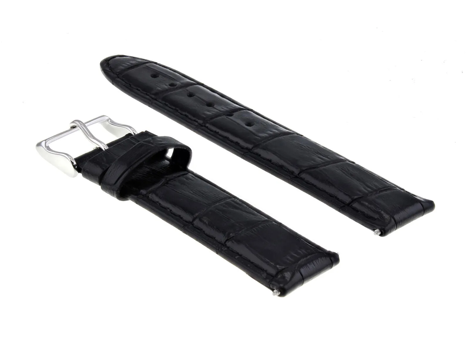 GENUINE LEATHER WATCH BAND STRAP FOR OMEGA WATCH 22 - MM
