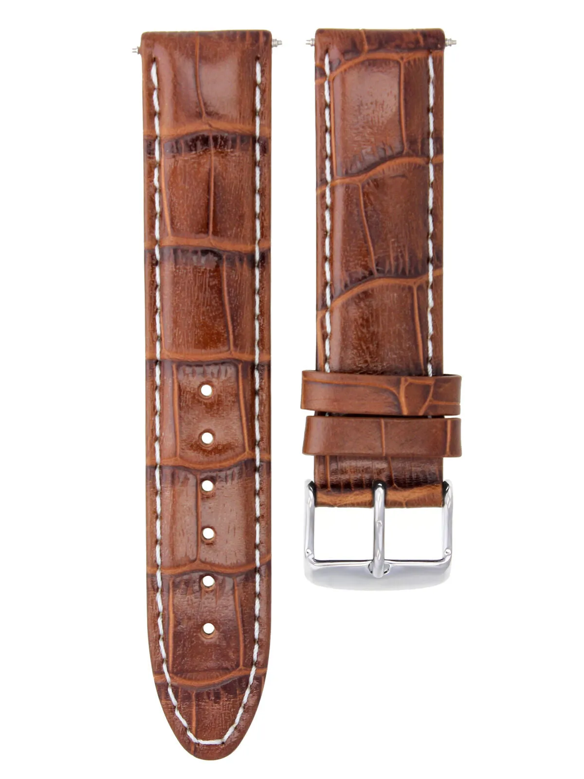GENUINE LEATHER WATCH BAND STRAP FOR OMEGA WATCH 22 - MM