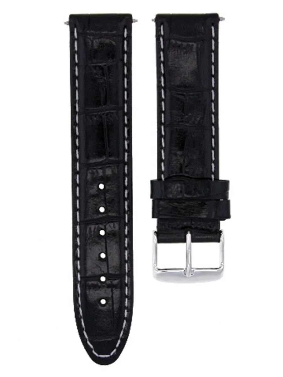 GENUINE LEATHER WATCH BAND STRAP FOR TUDOR WATCH - 22 MM