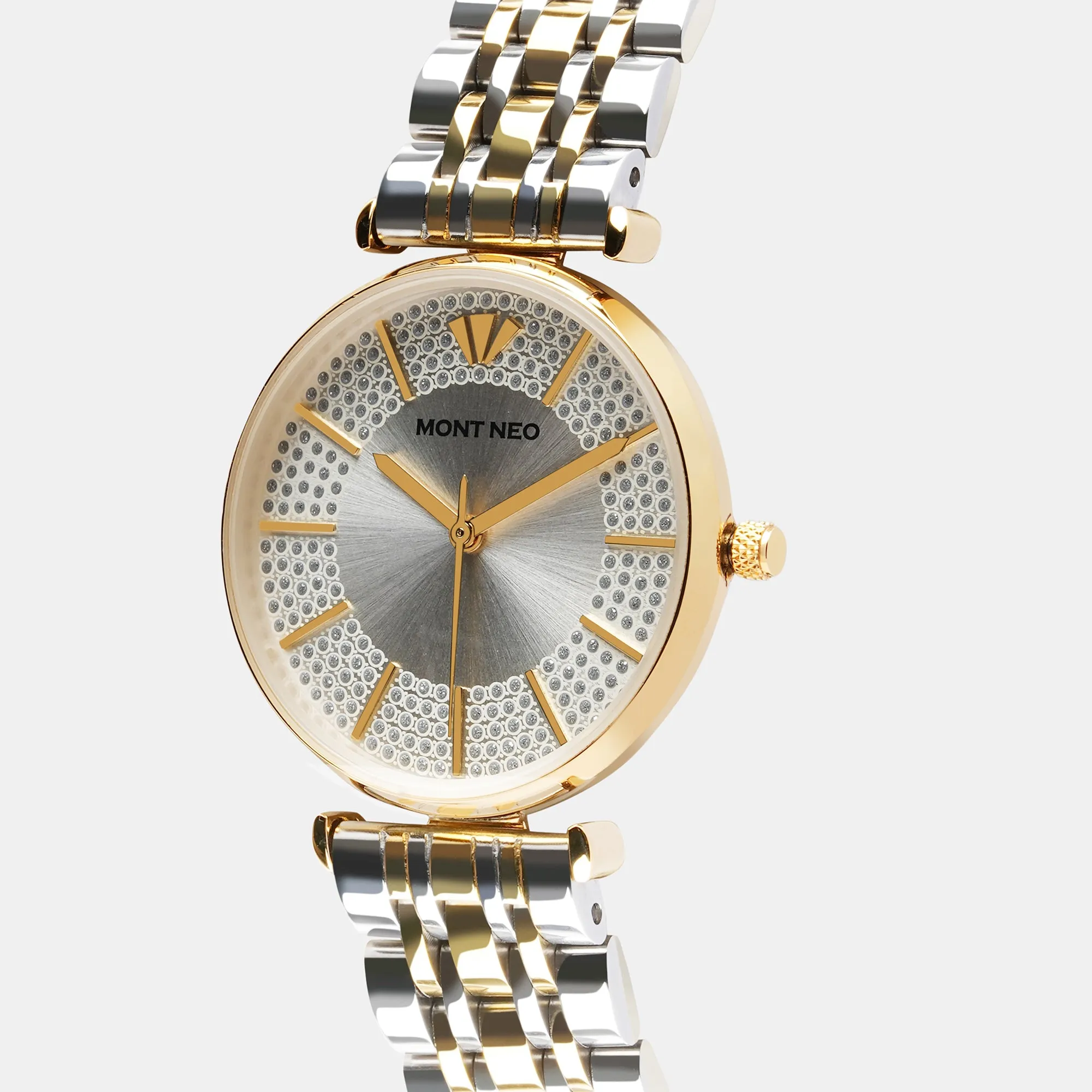 Glamorous Silver Analog Women Stainless Steel Watch 9001T-M1203