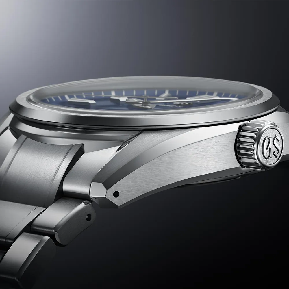 Grand Seiko Evolution 9 Spring Drive Suwa Lake 40mm Blue Dial Titanium Gents Watch SLGA019G