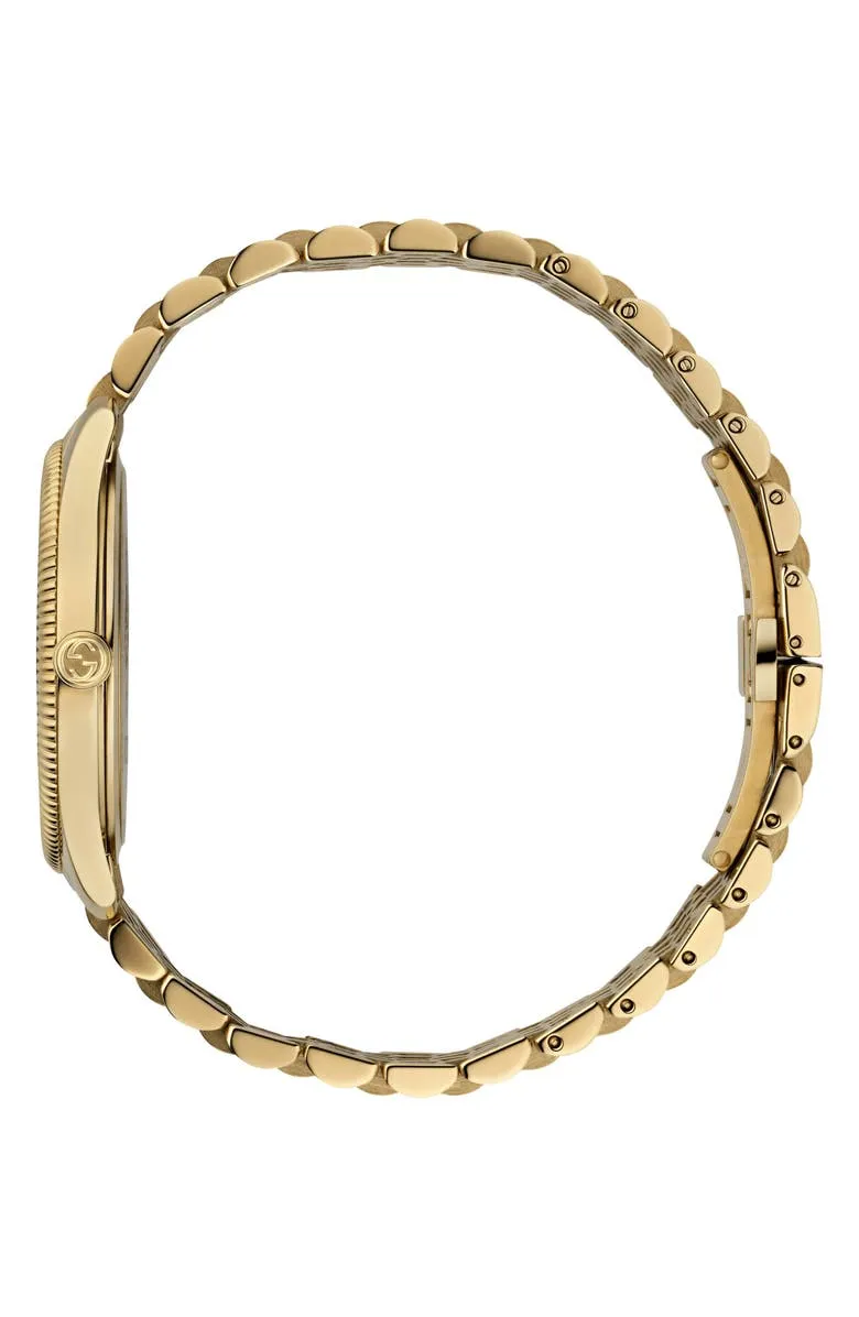 Gucci YA1264155 Gold Stainless Steel Unisex Watches