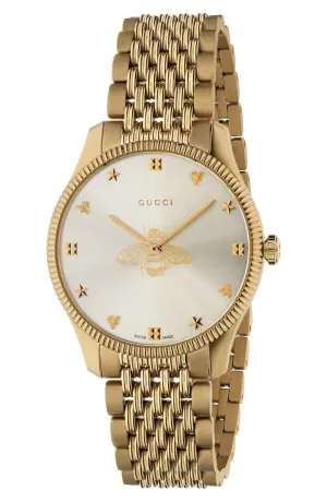 Gucci YA1264155 Gold Stainless Steel Unisex Watches