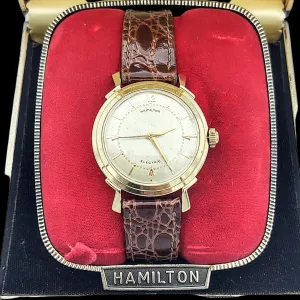 HAMILTON Electric 505 "Van Horn" Watch 14K GOLD
