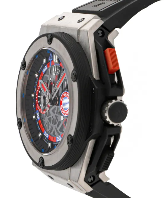 Hublot Big Bang King Power Bayern Munich Limited Edition Titanium Mens Watch