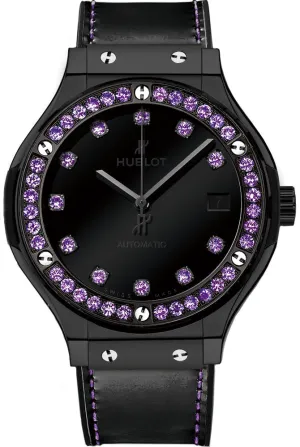 Hublot Classic Fusion Lacquered Black Dial Automatic Unisex Watch 565.CX.1210.VR.1205