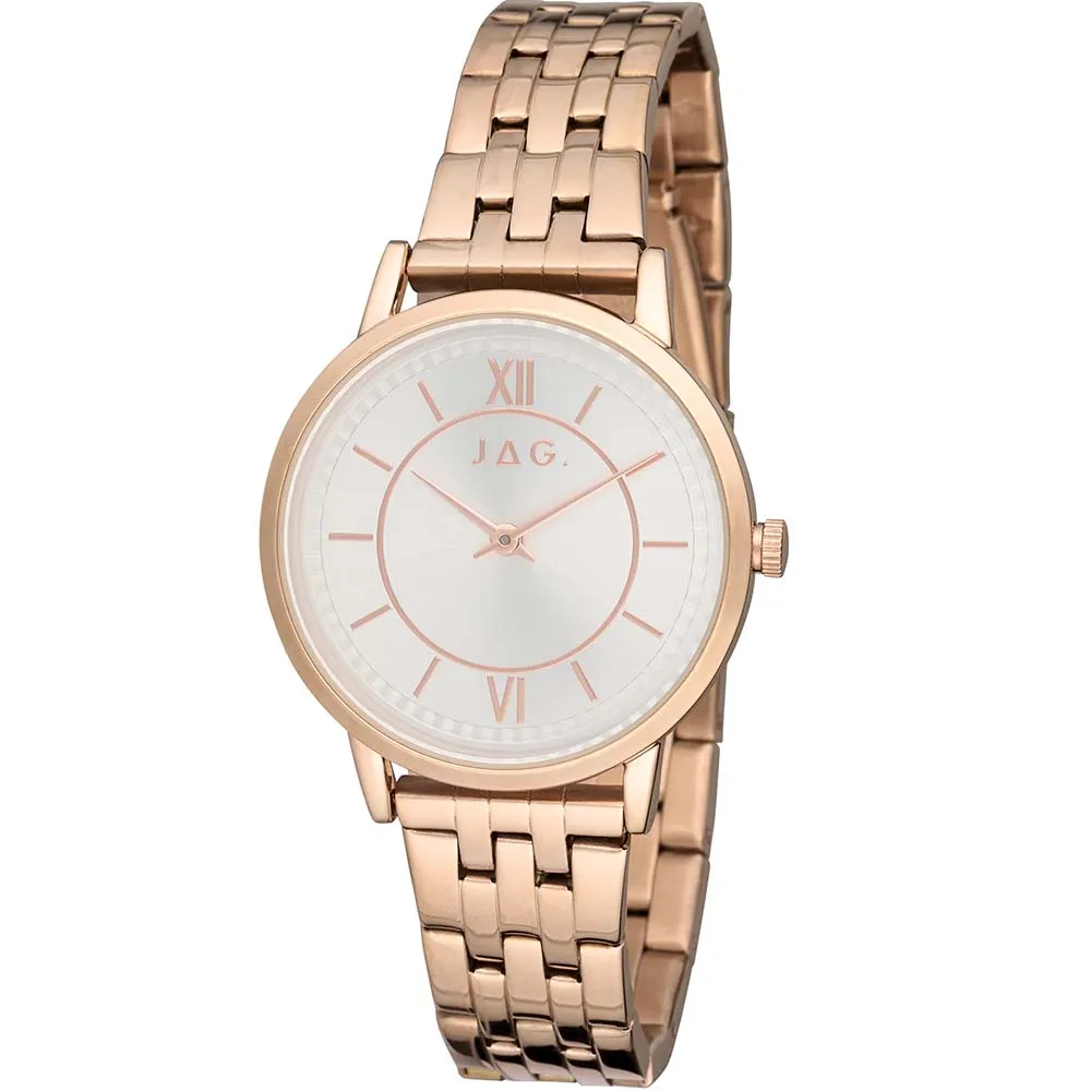 Jag Patrice Rose Gold Tone Ladies Watch J2542A