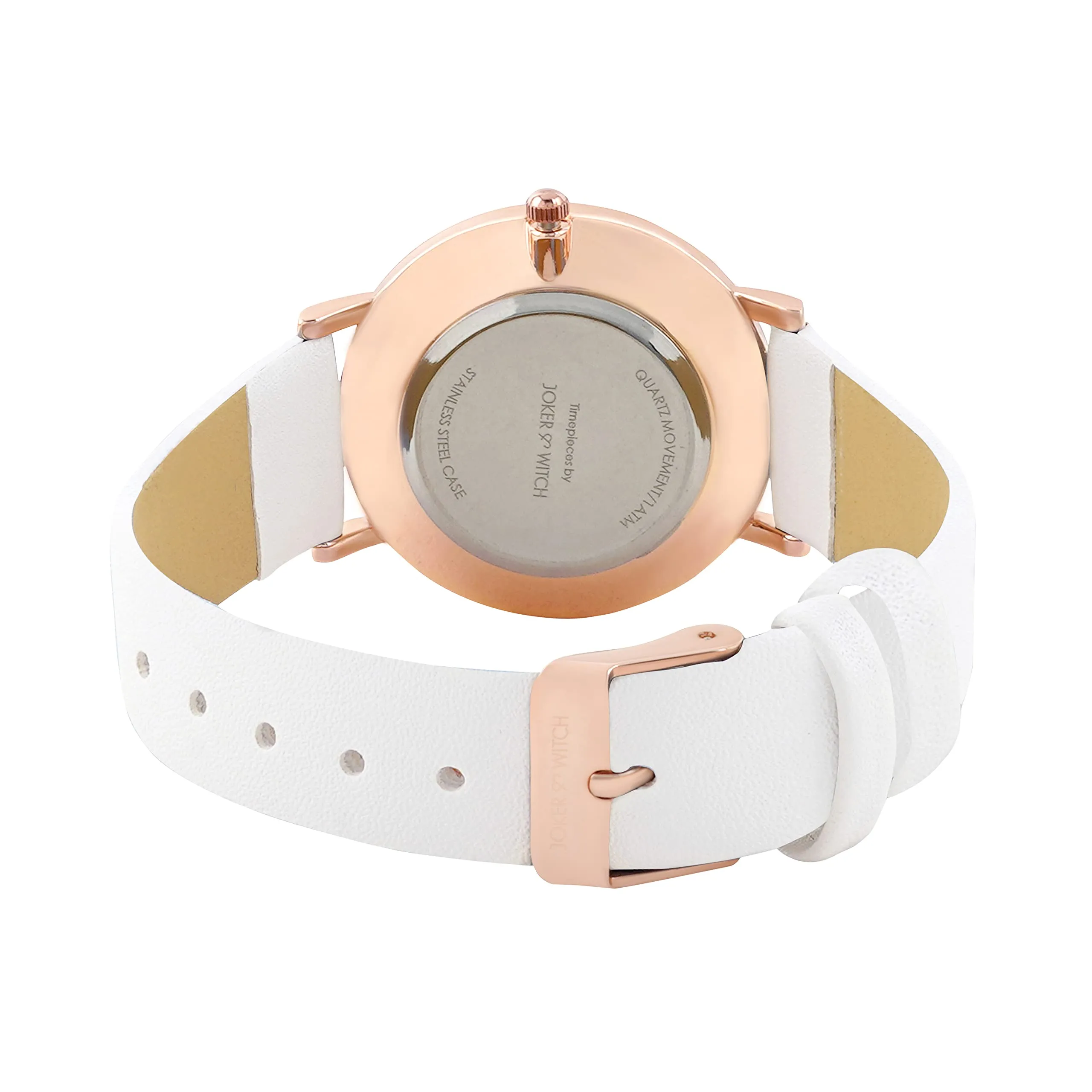 Joker & Witch Summer Sunshine White PU Strap Watch