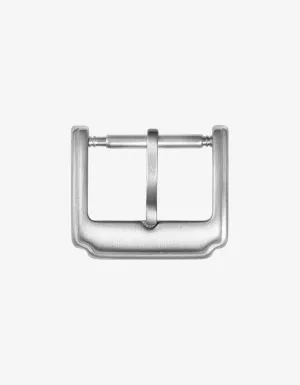 Leather Buckle - Silver