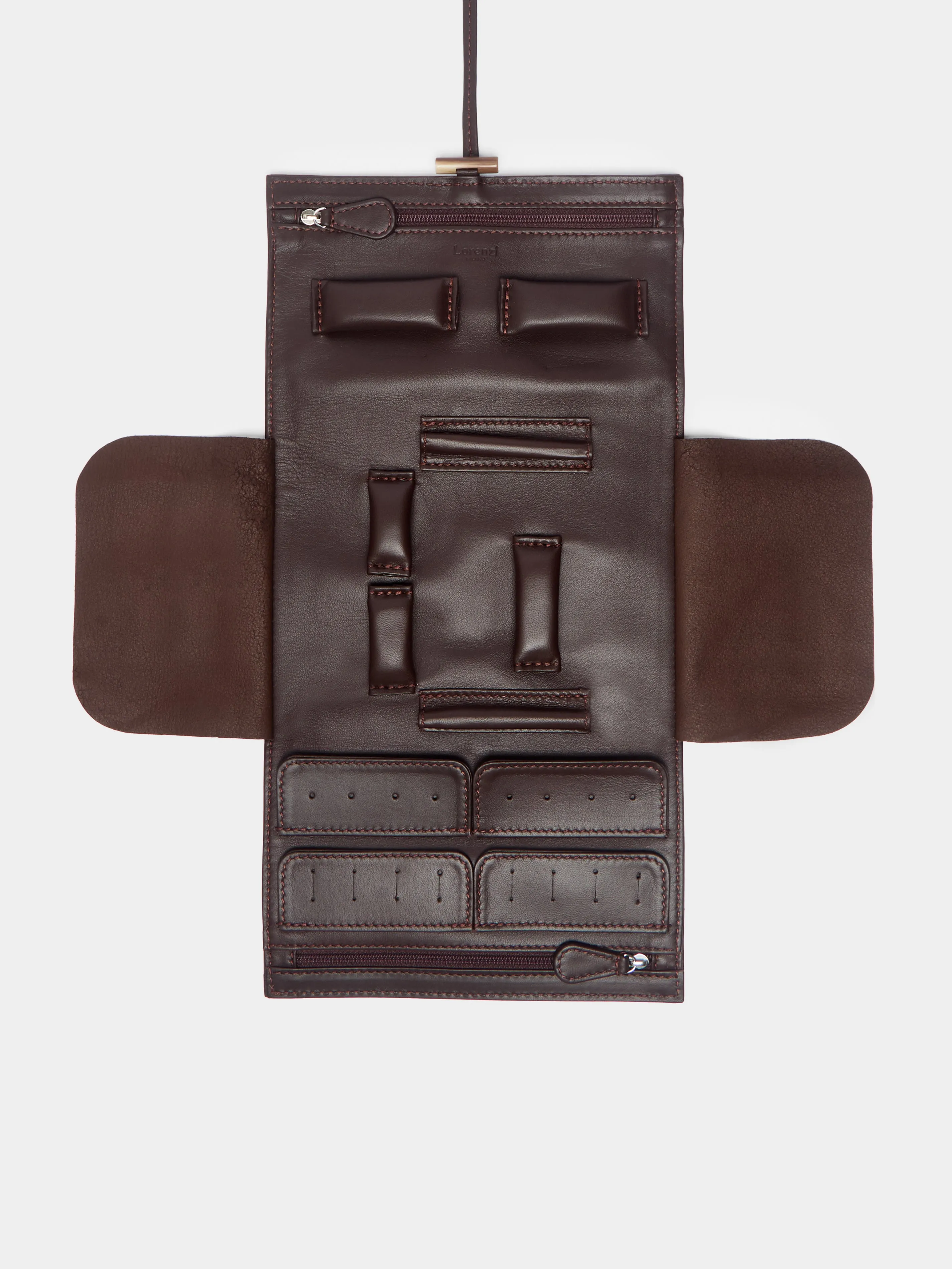 Leather Travel Jewellery Case
