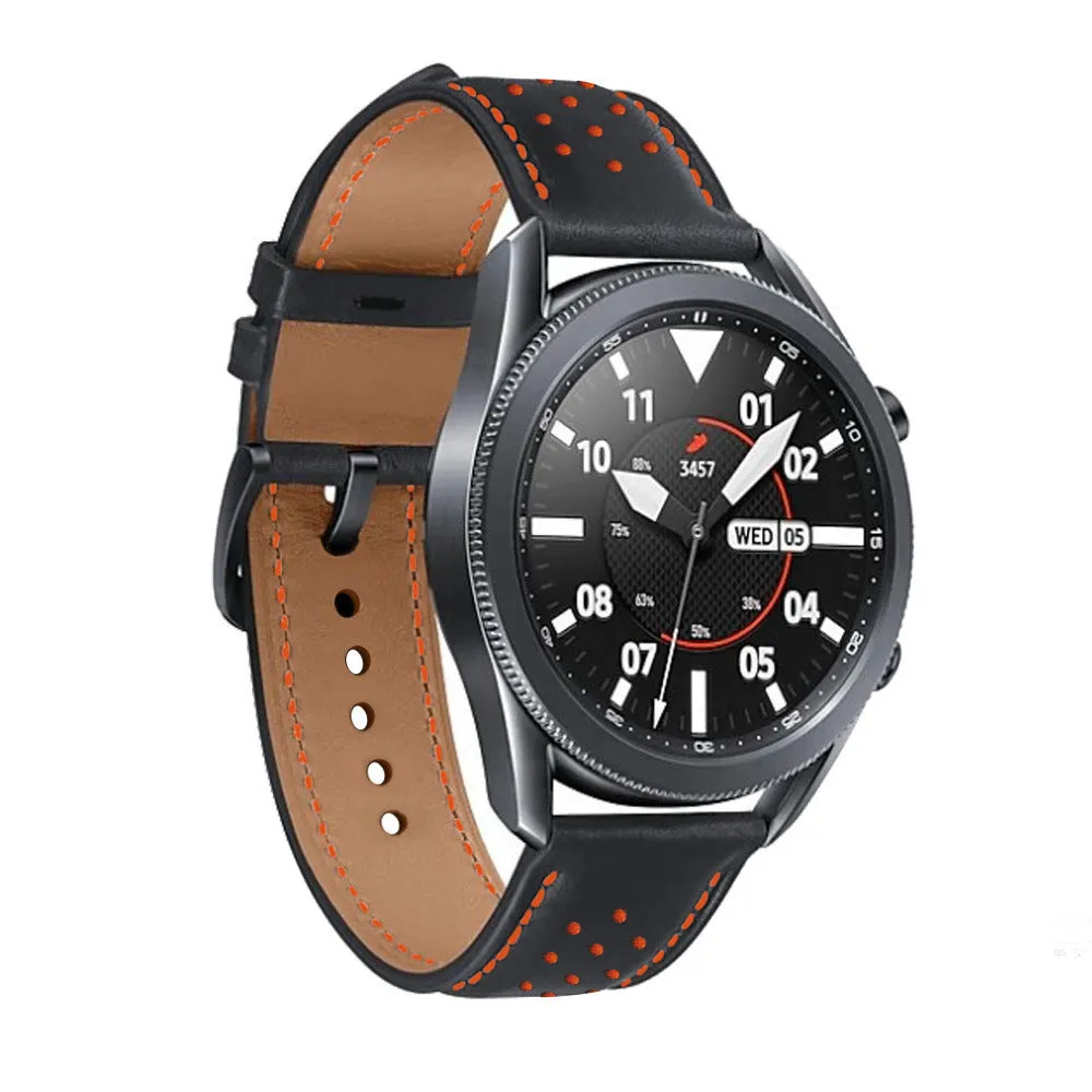 Leather watch band 22mm for Huawei GT2 Samsung S3