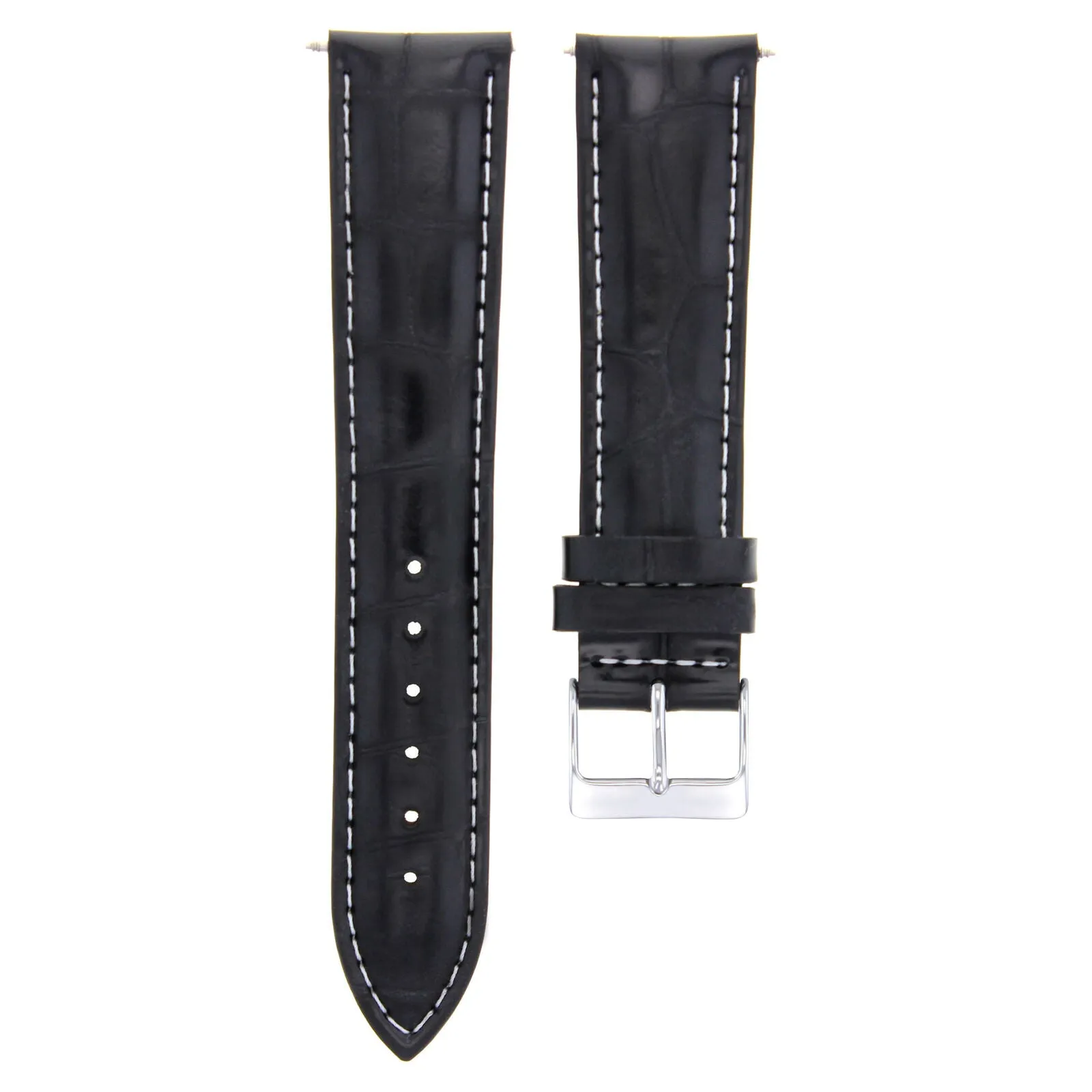 LEATHER WATCH BAND STRAP FOR WATCH FITS ANY BRAND - 22 MM