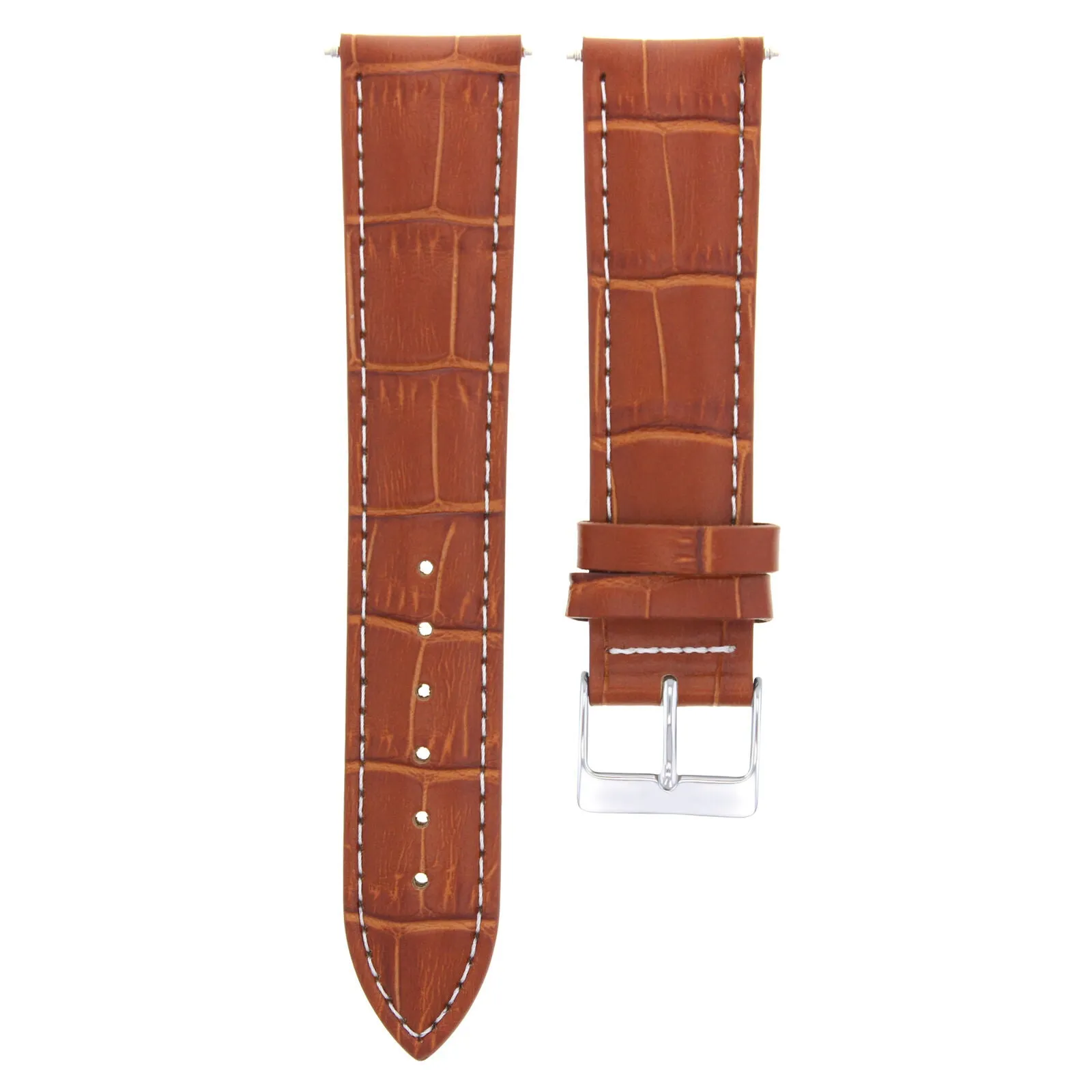 LEATHER WATCH BAND STRAP FOR WATCH FITS ANY BRAND - 22 MM