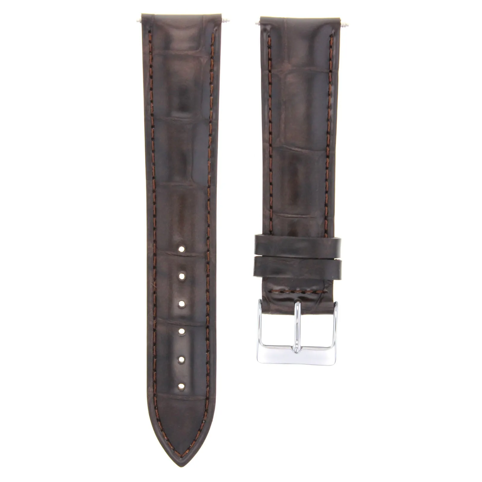 LEATHER WATCH BAND STRAP FOR WATCH FITS ANY BRAND - 22 MM