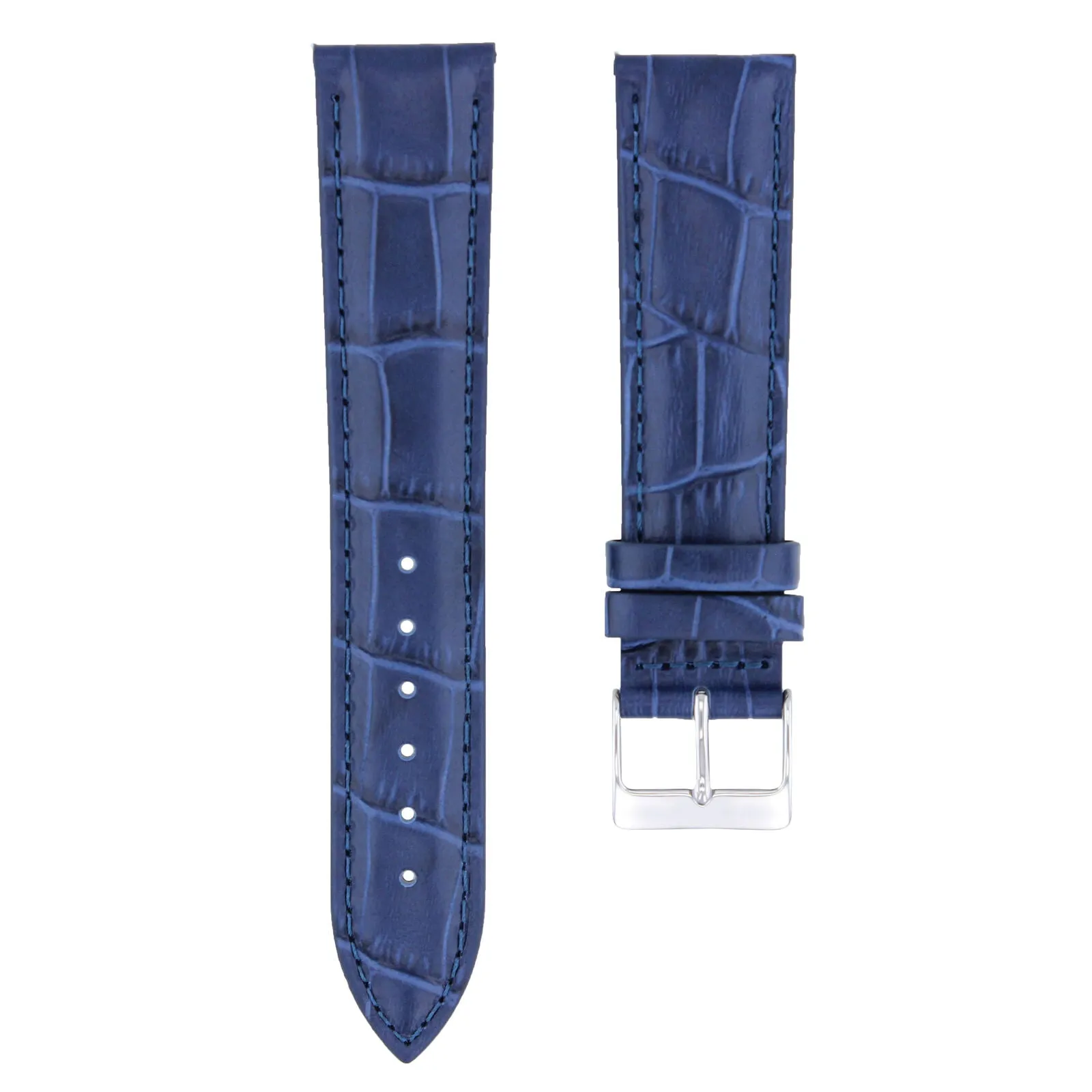 LEATHER WATCH BAND STRAP FOR WATCH FITS ANY BRAND - 22 MM
