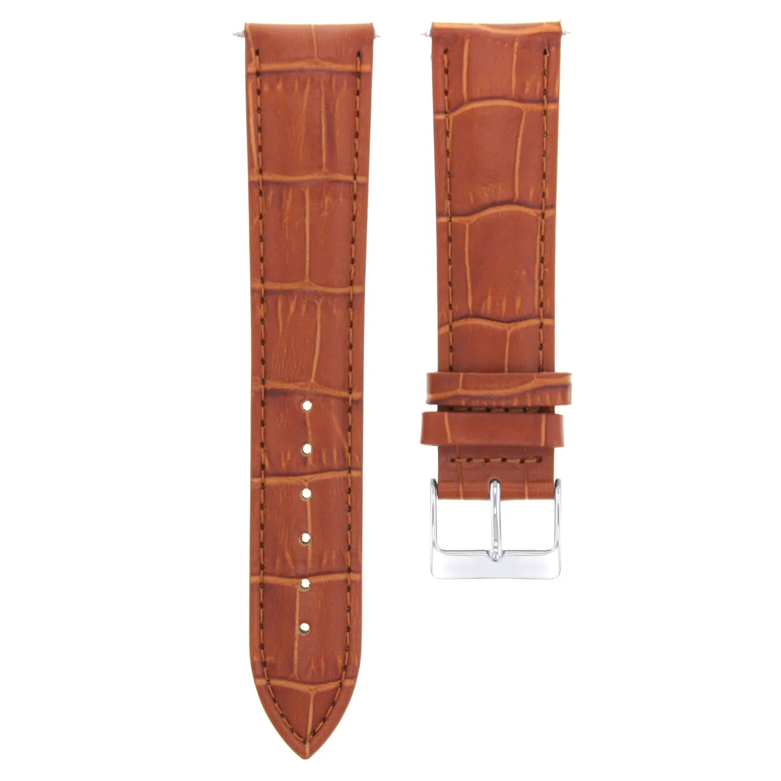 LEATHER WATCH BAND STRAP FOR WATCH FITS ANY BRAND - 22 MM