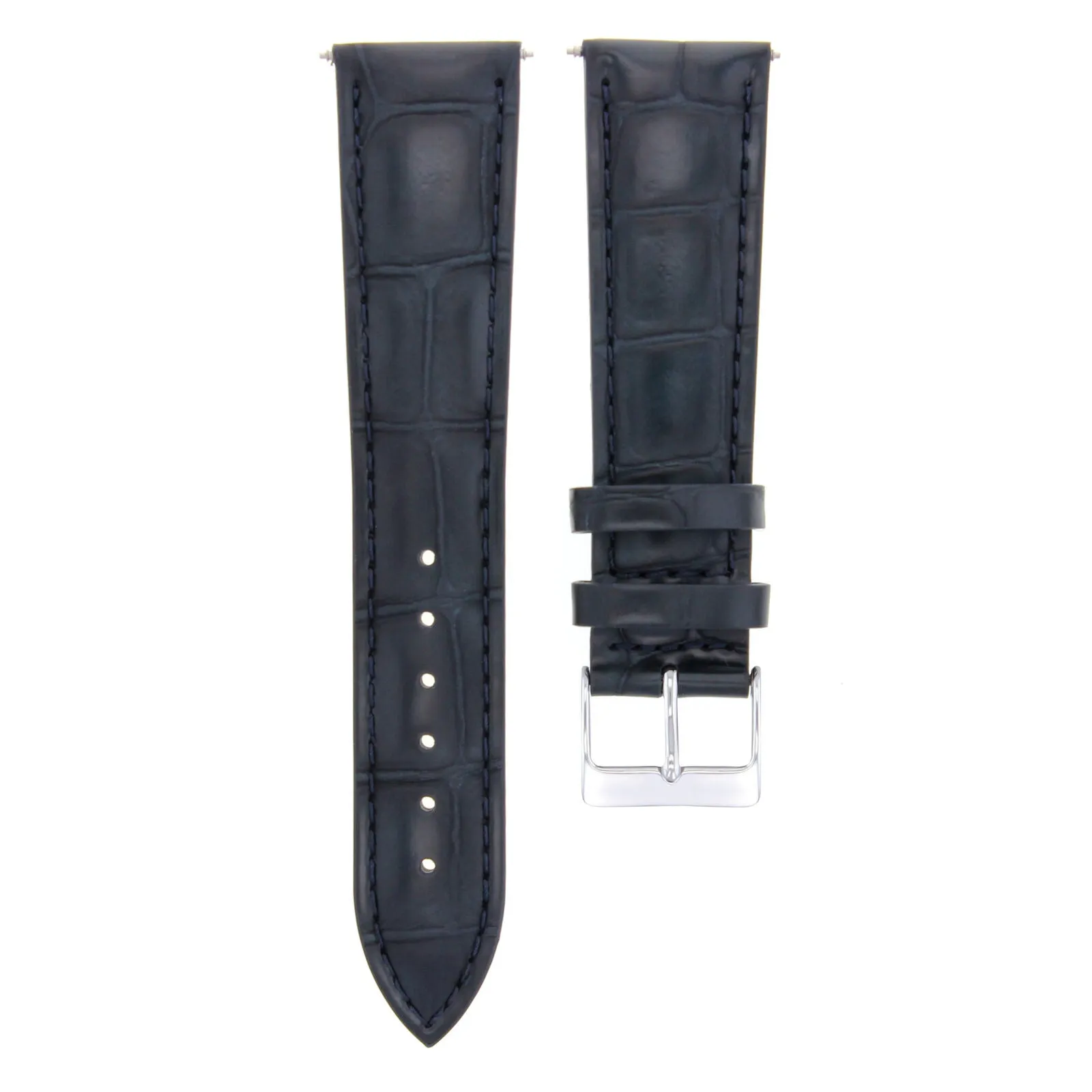 LEATHER WATCH BAND STRAP FOR WATCH FITS ANY BRAND - 22 MM