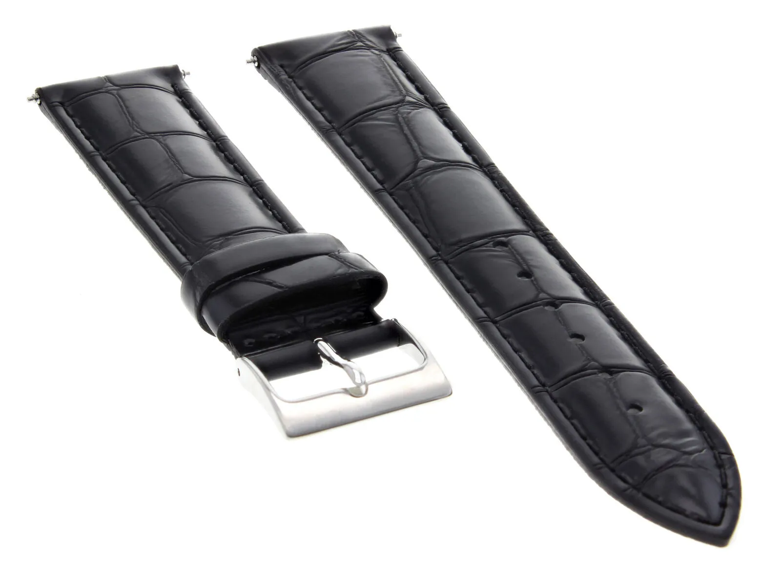 LEATHER WATCH BAND STRAP FOR WATCH FITS ANY BRAND - 22 MM
