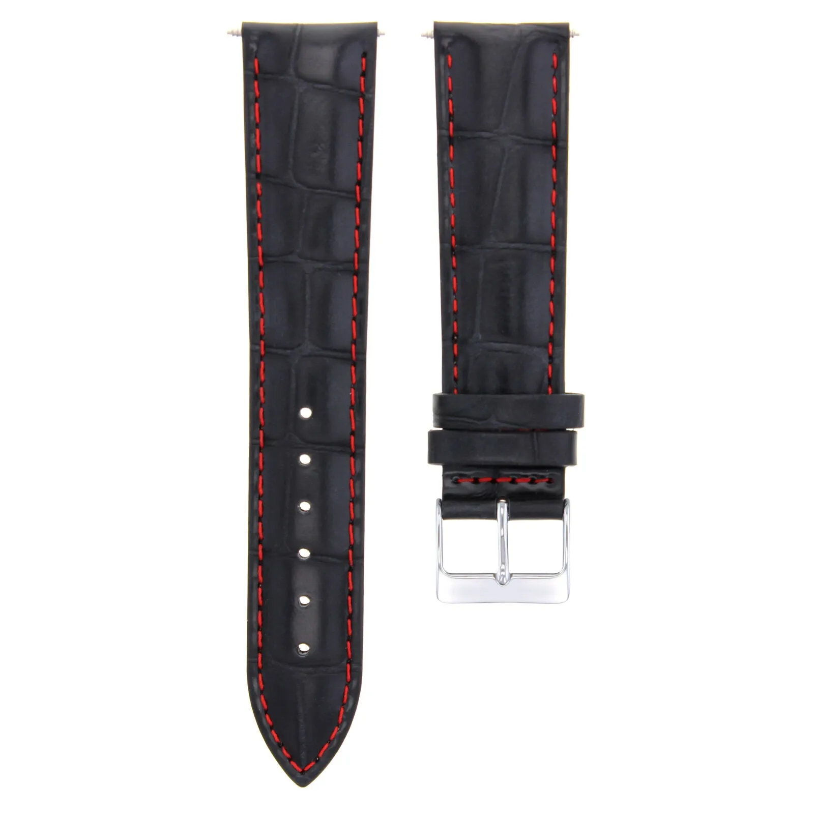 LEATHER WATCH BAND STRAP FOR WATCH FITS ANY BRAND - 22 MM