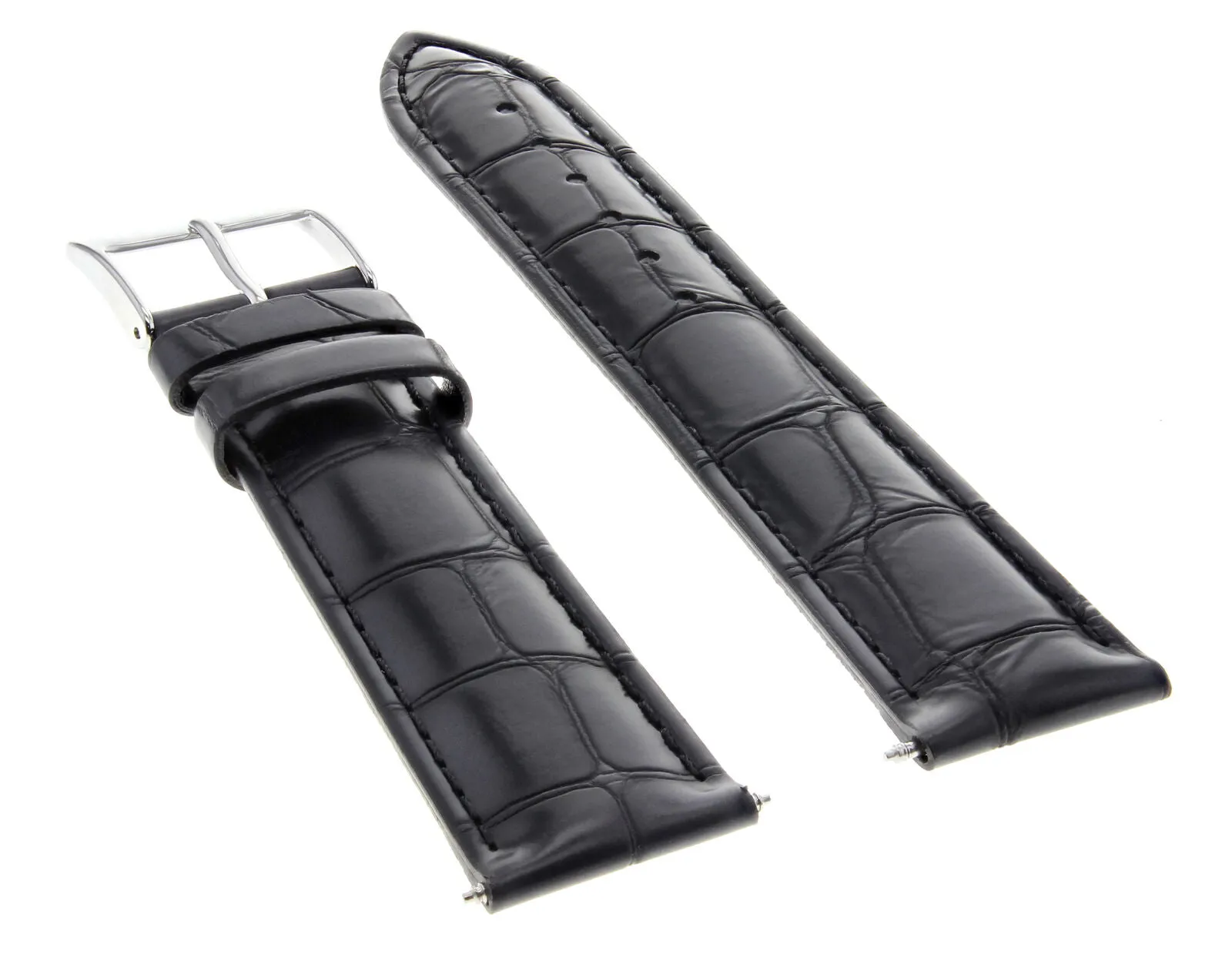LEATHER WATCH BAND STRAP FOR WATCH FITS ANY BRAND - 22 MM