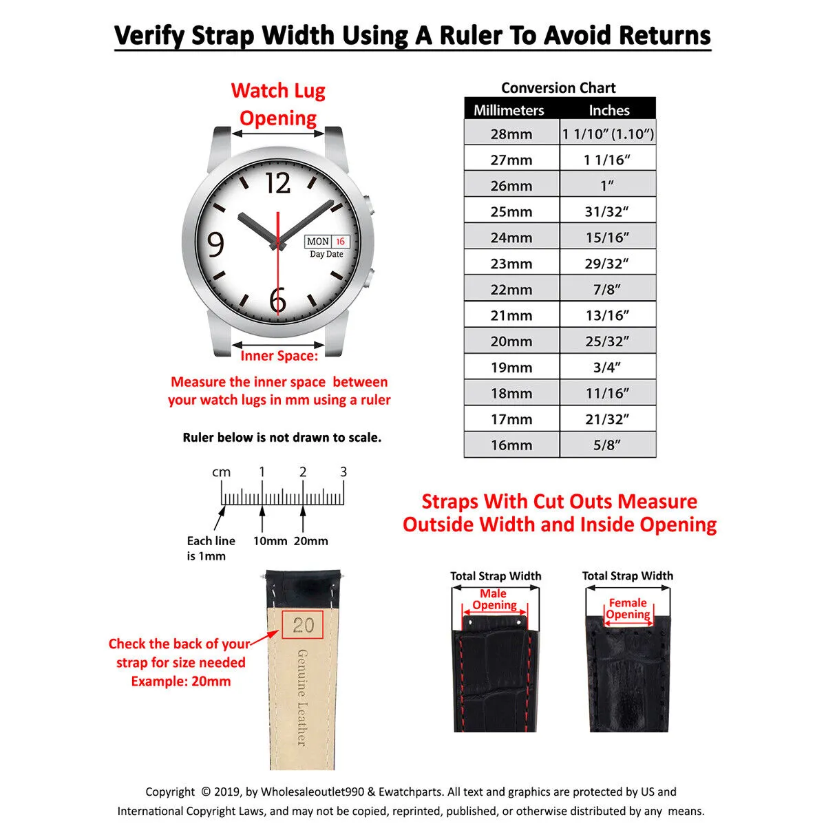 LEATHER WATCH BAND STRAP-QUICK RELEASE FOR SEIKO 5 KINETIC - 22MM