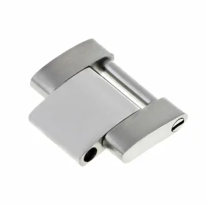 LINK SOLID OYSTER WATCH BAND FOR 31MM ROLEX 78350 MIDSIZE SHINY CENTER FIT 17MM