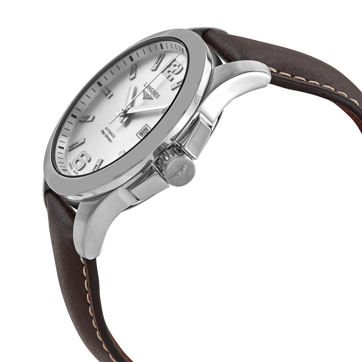 Longines Conquest Automatic Silver Dial Men's Watch L3.777.4.76.5
