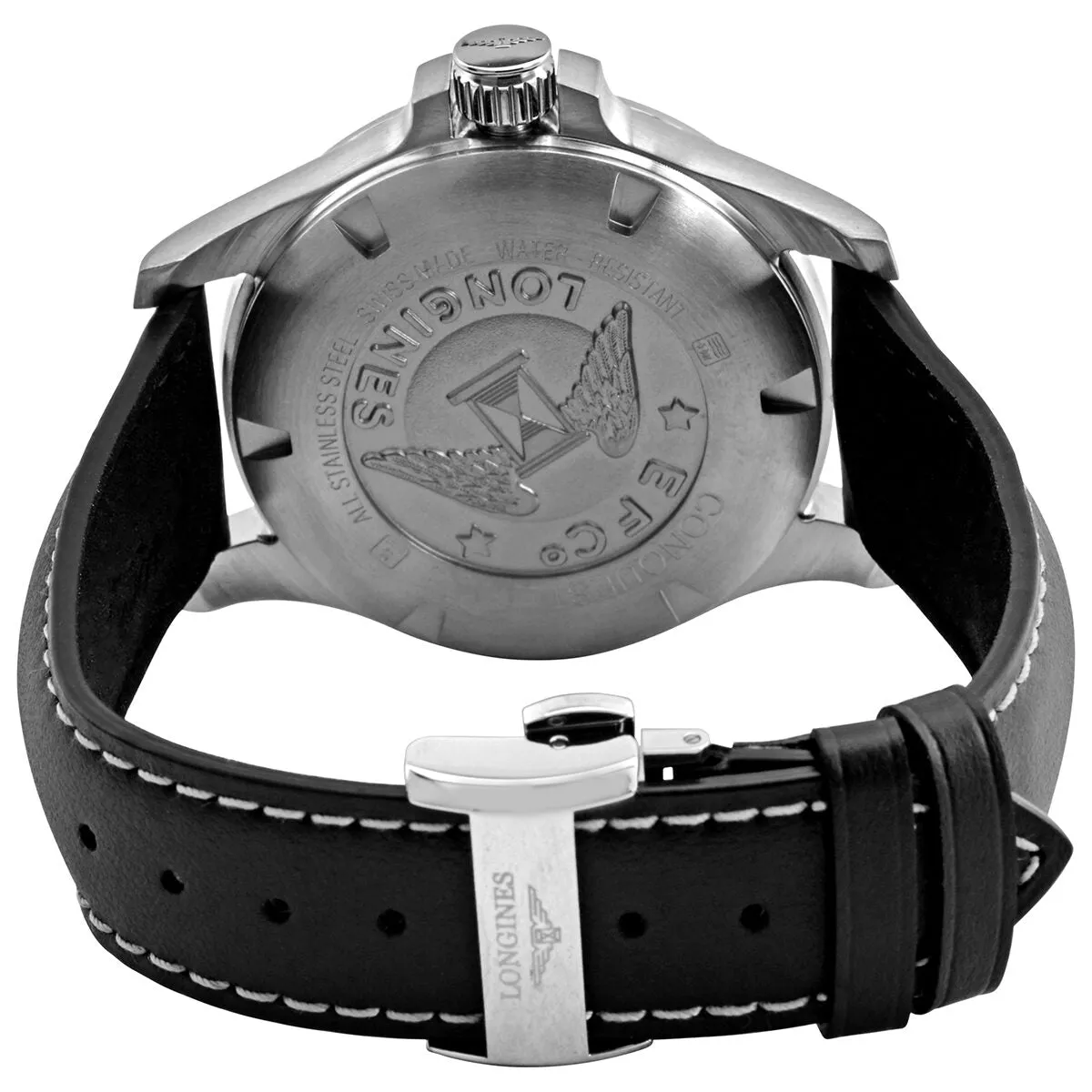 Longines Conquest V.H.P. Quartz Black Dial Men's Watch L3.716.4.56.2