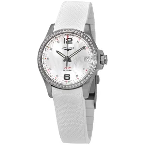 Longines Conquest V.H.P. Quartz Diamond Ladies Watch L3.316.0.87.9