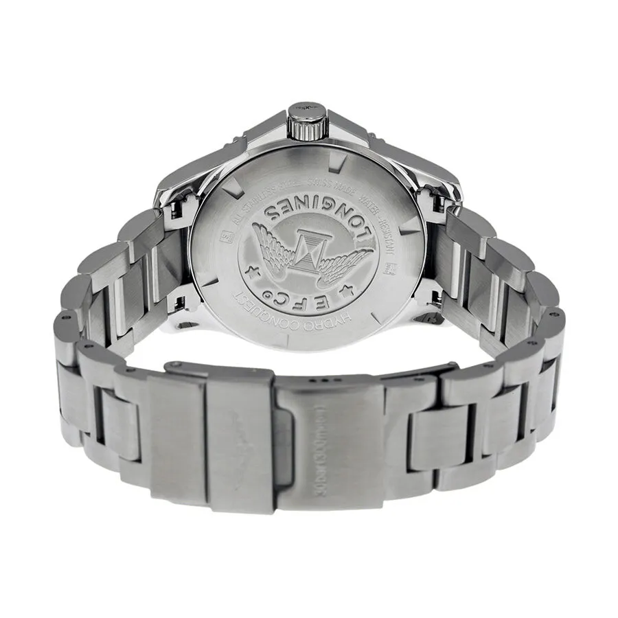 Longines Hydro Conquest Black Dial Red Bezel Stainless Steel Men's Watch L36944596