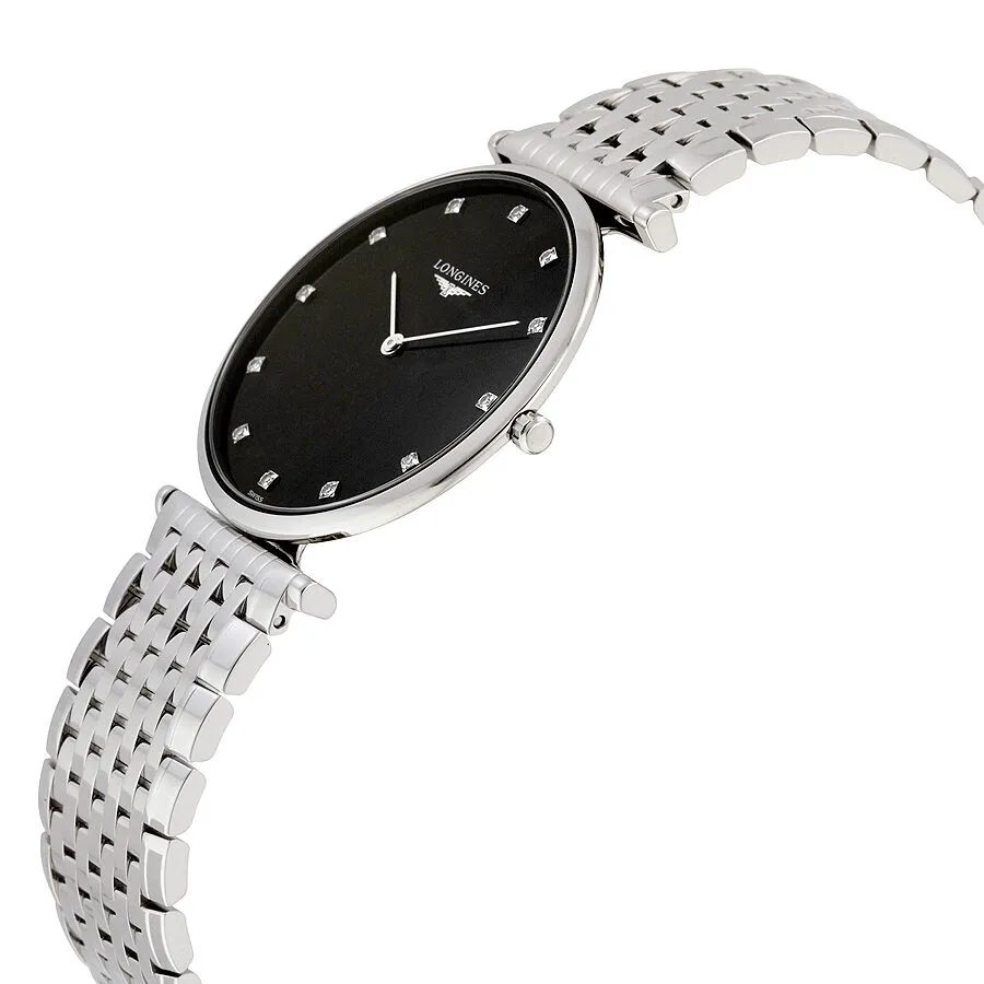 Longines La Grande Classique Black Diamond Dial Men's Watch L47554586 L4.755.4.58.6