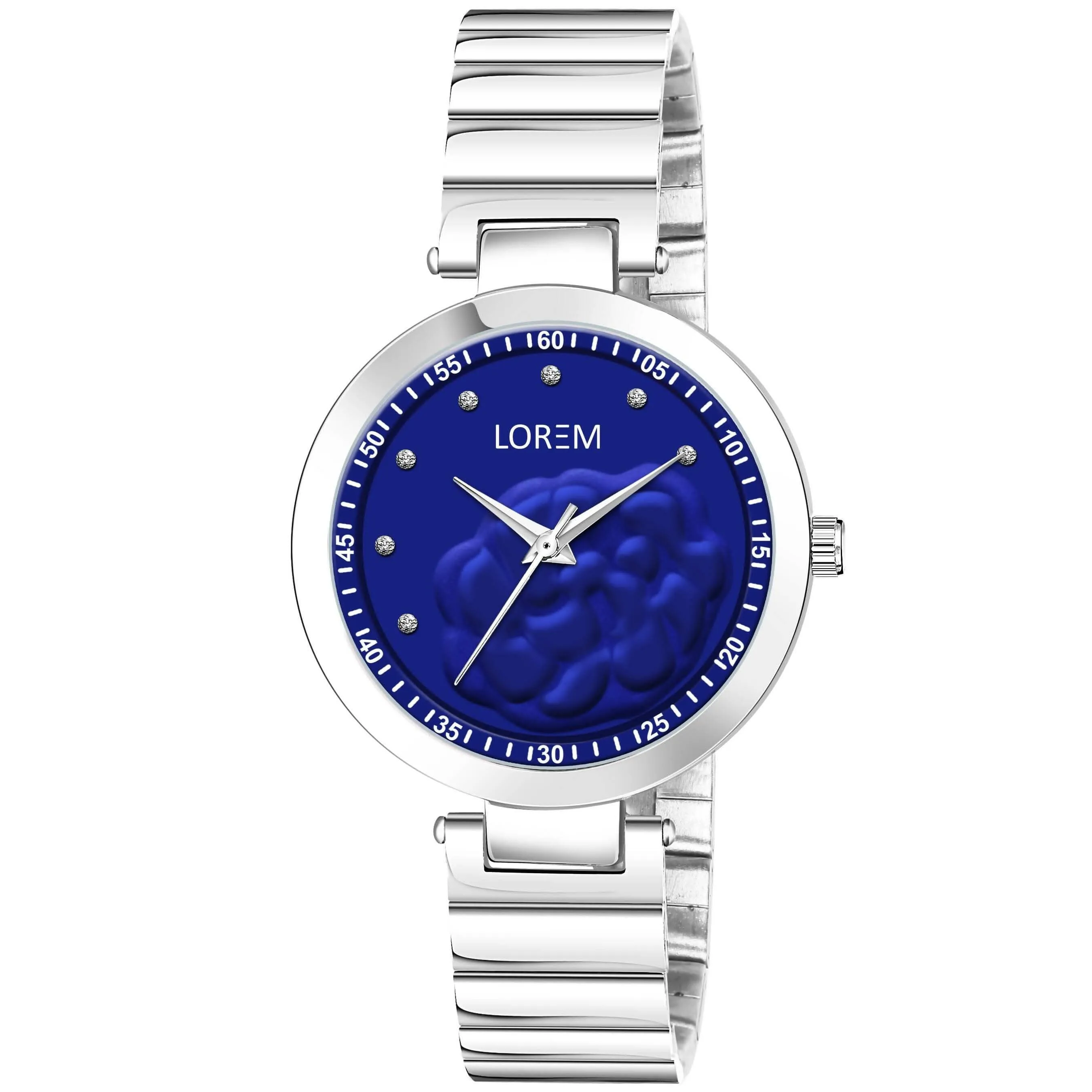 LOREM Blue Fancy Analog Watch For Women - LR316