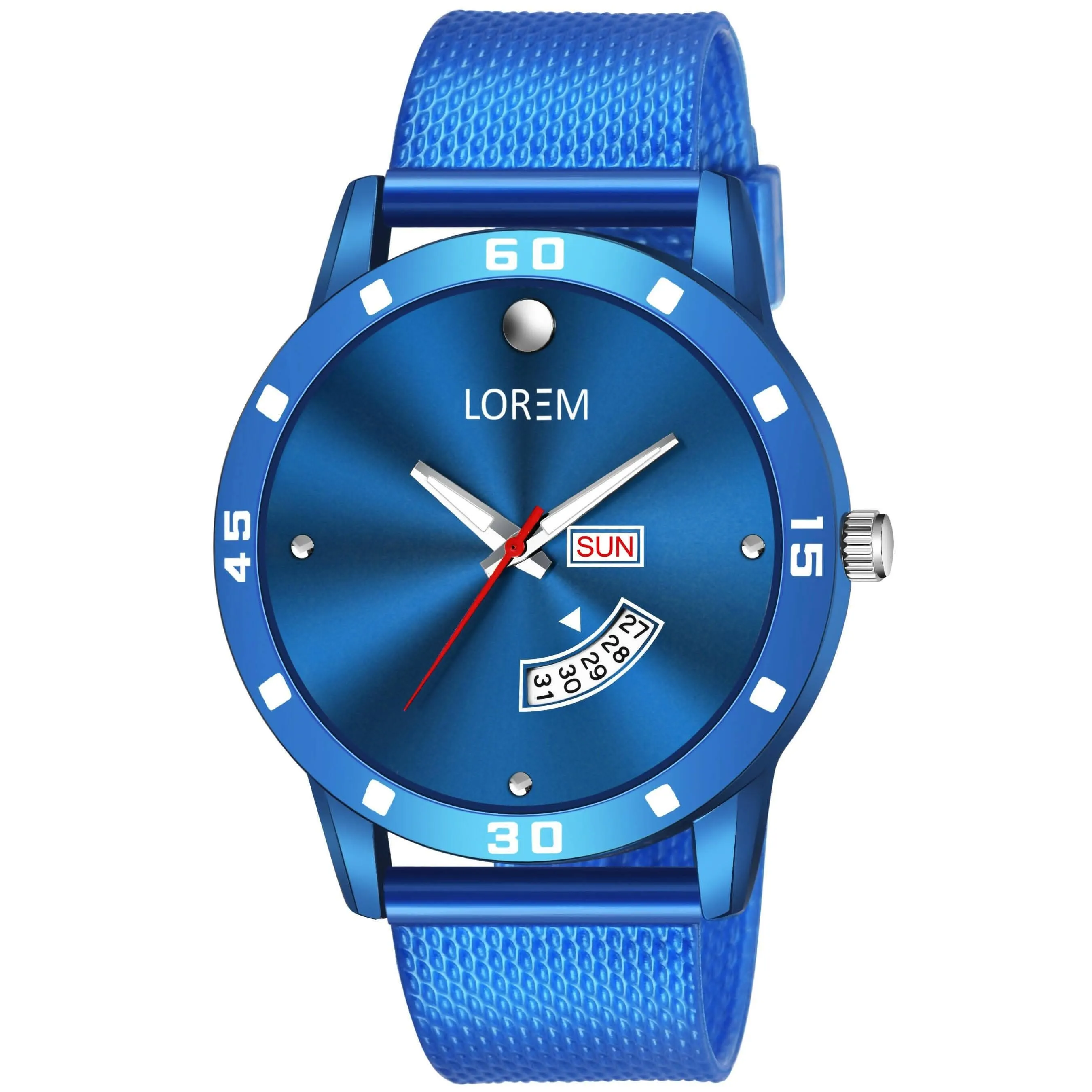 LOREM Multicolor Designer Case Analog Watch For Men LR74