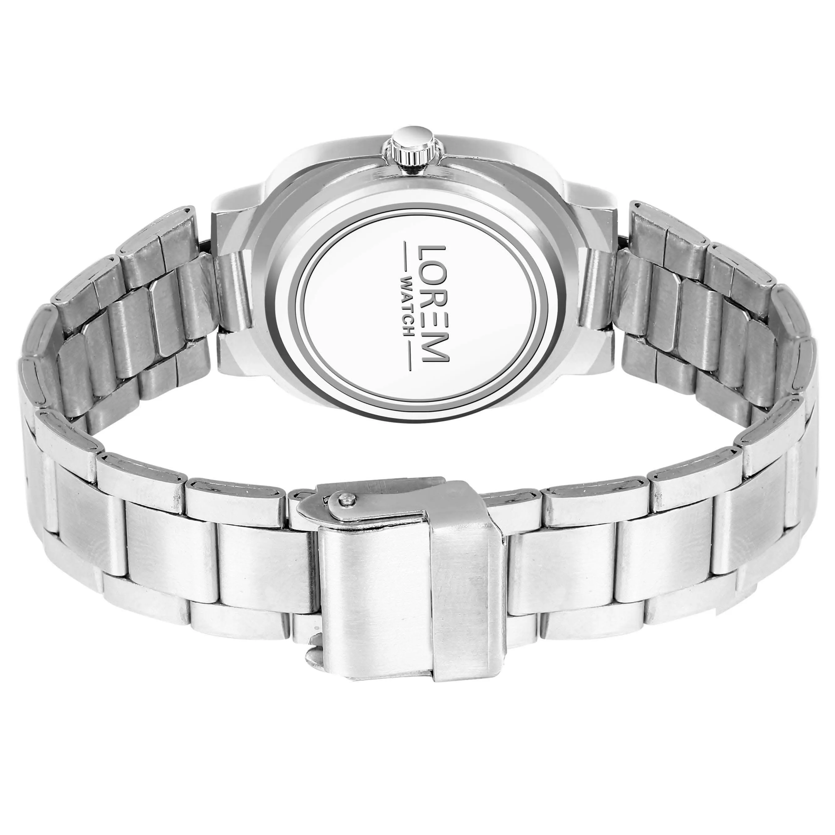 LOREM Silver Professional Analog Watch For Women LR300