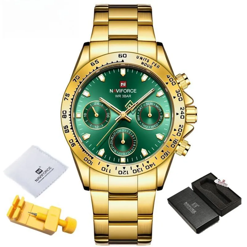 Luxury Brand Mens Business Watches With Date Classic Steel Band Waterproof Quartz Wrist watch