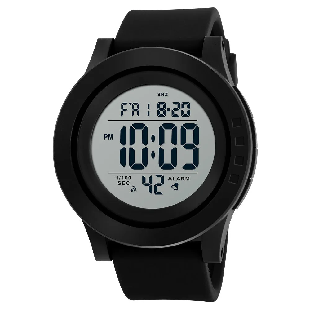 Mens Digital Sports Watch with Large Face