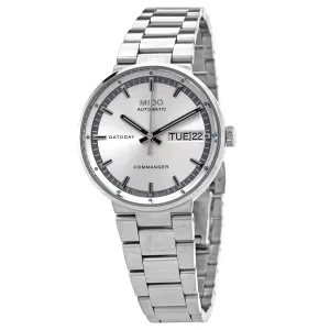 Mido Commander II Automatic Silver Dial Ladies Watch M014.230.11.031.80