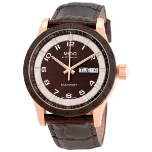 Mido Multifort Automatic Brown Dial Unisex Watch M018.830.36.292.00