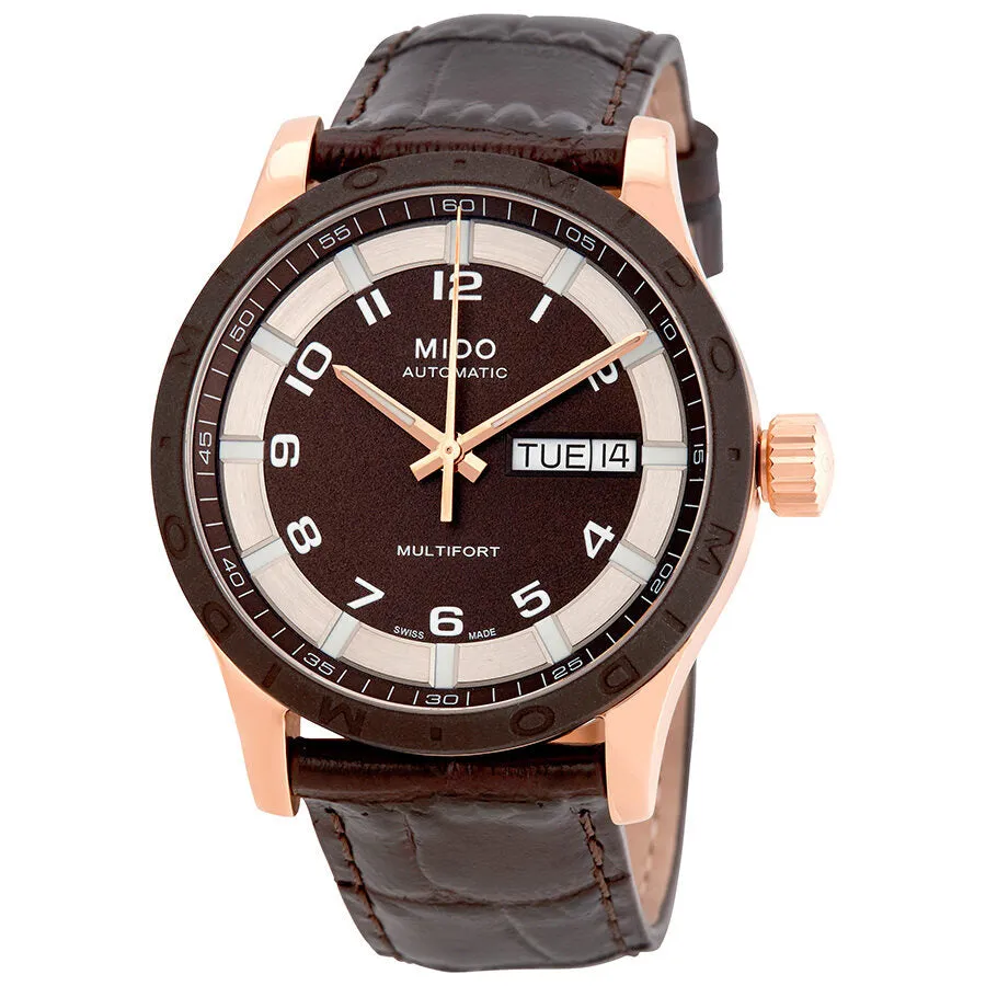 Mido Multifort Automatic Brown Dial Unisex Watch M018.830.36.292.00