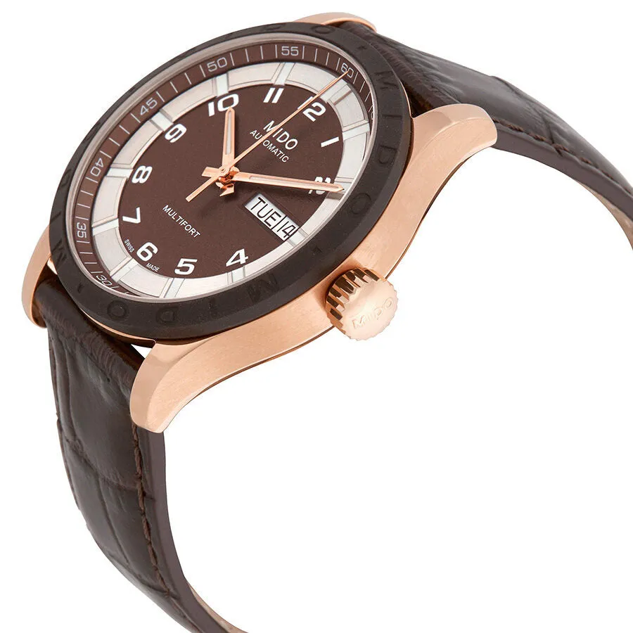 Mido Multifort Automatic Brown Dial Unisex Watch M018.830.36.292.00