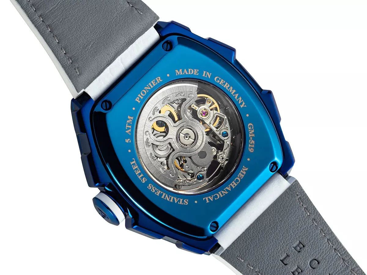 Milano Pionier - GM-519-1 | Blue | Made in Germany Automatic Watch