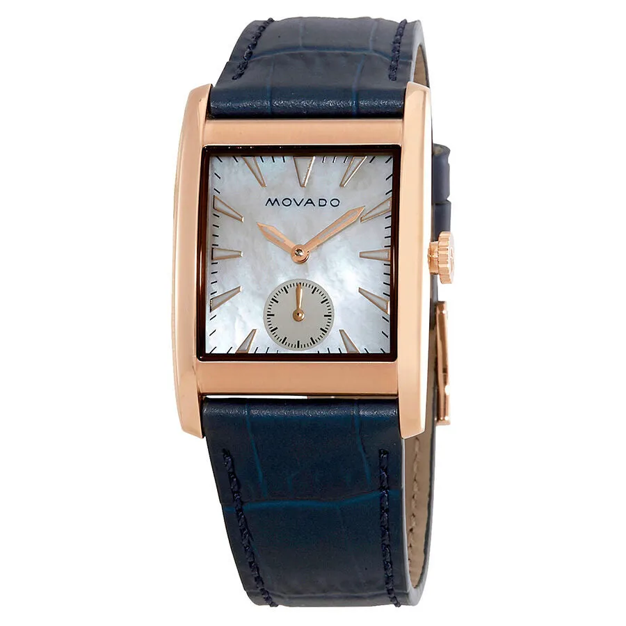 Movado Heritage White Mother of Pearl Dial Ladies Watch 3650052
