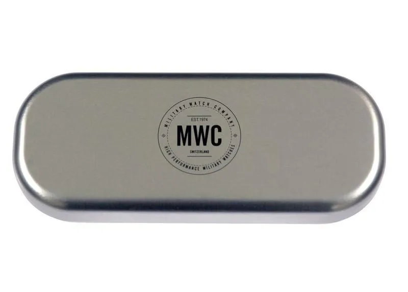 MWC G10 LM Stainless Steel Military Watch (Black Strap)