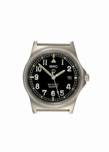 MWC G10 LM Stainless Steel Military Watch (Black Strap)