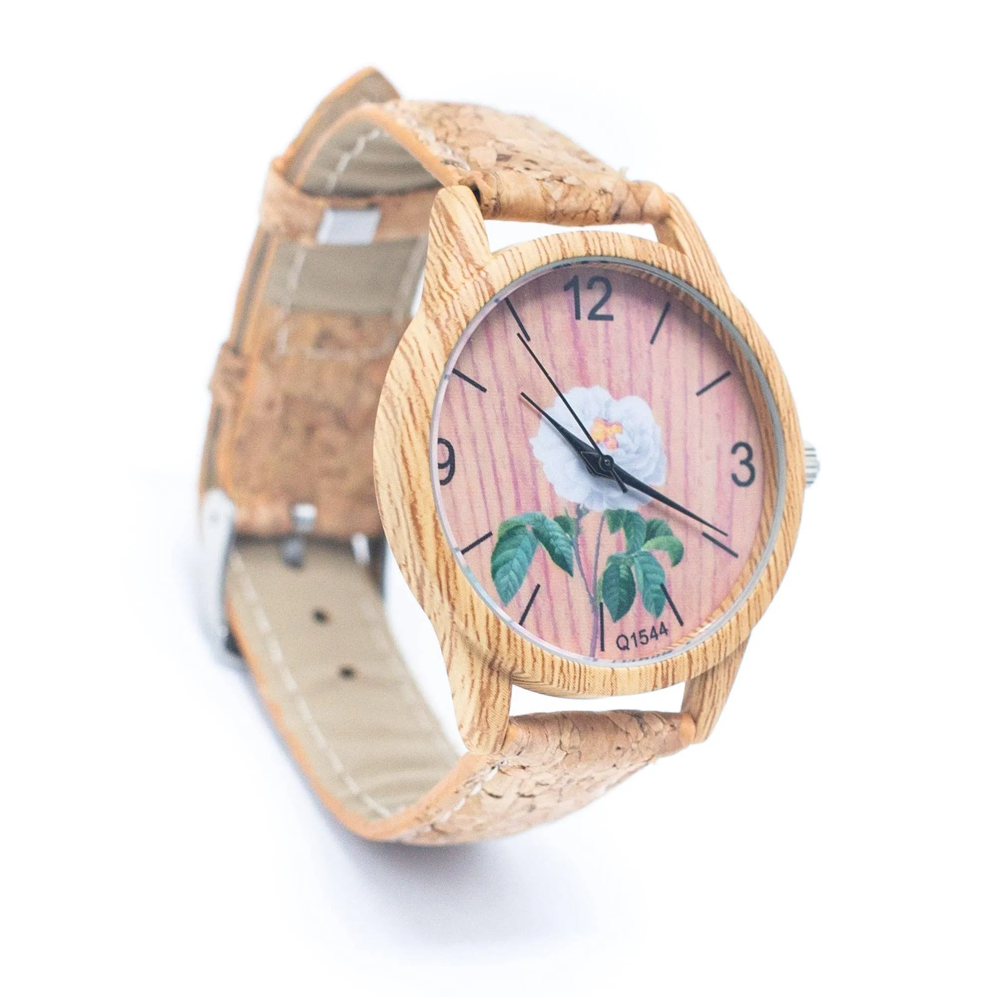 Natural Cork Strap watch women fashion Watch WA-396（without box)