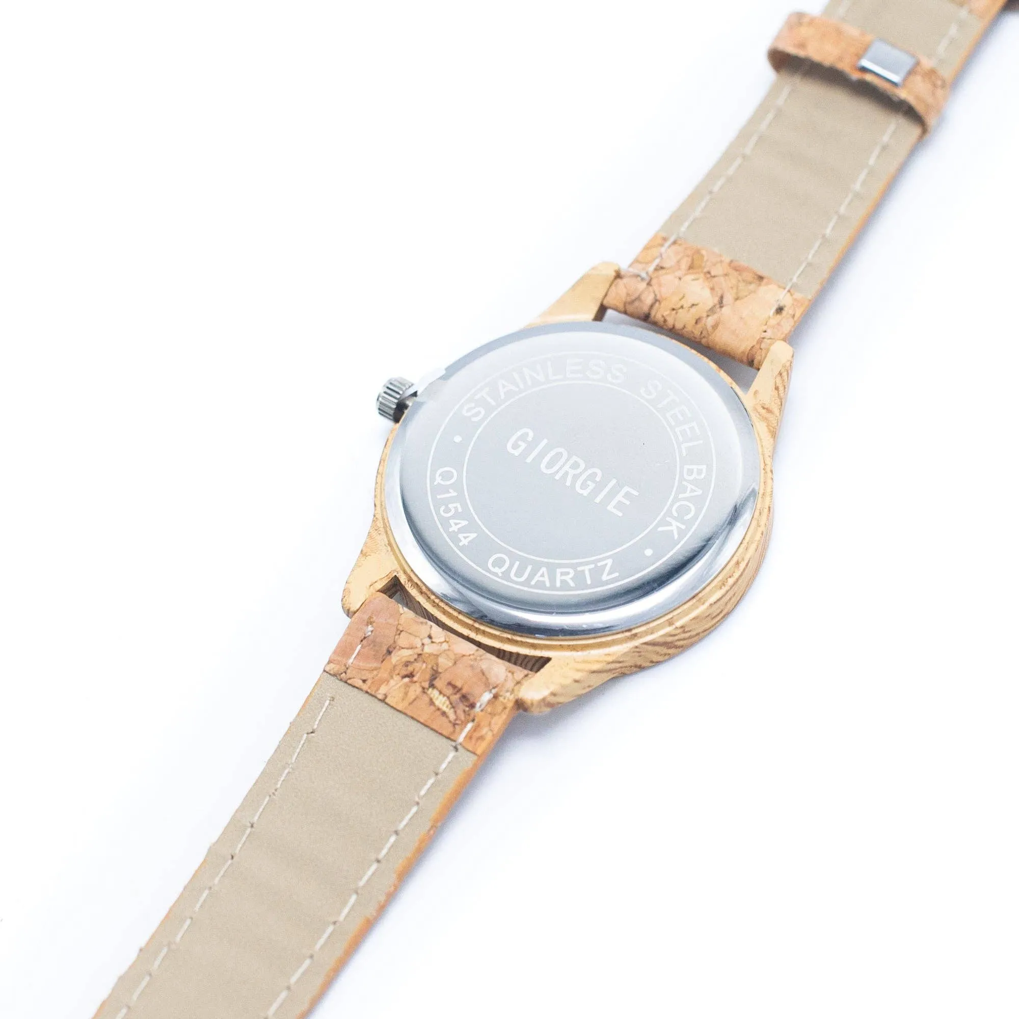 Natural Cork Strap watch women fashion Watch WA-396（without box)