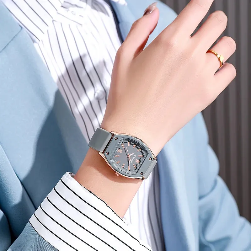 New Arrival Fashion Quartz Watches For Women With Silicone Band